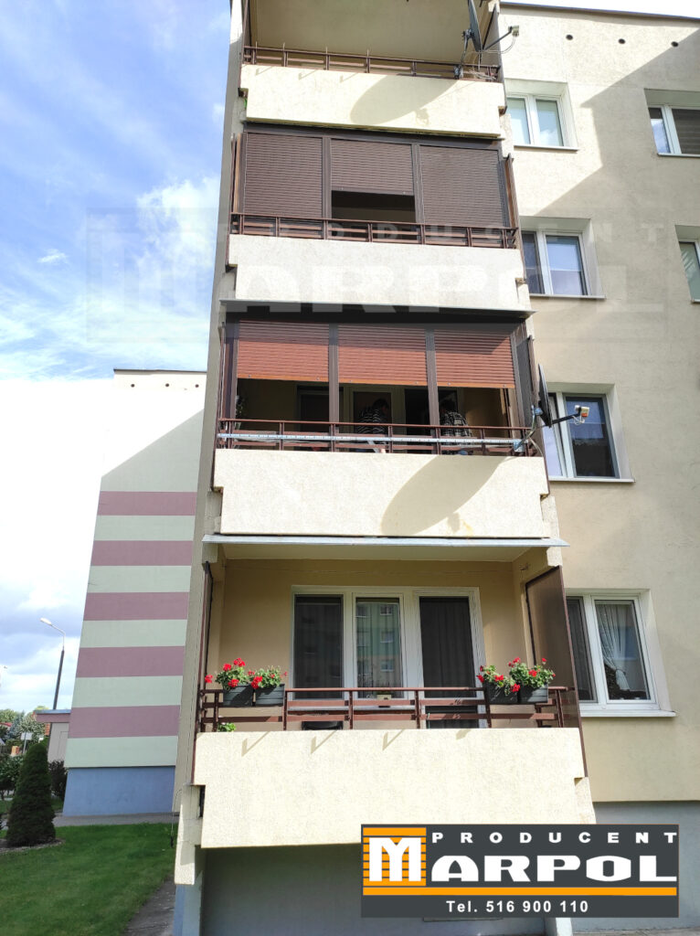 zabudowa balkonu ul. Czerniejewska Witkowo