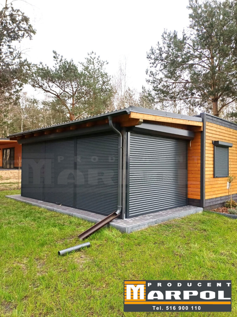 realizacja zabudowy tarasu kolor antracyt