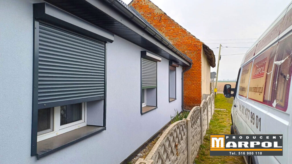 rolety zewnętrzne antracyt